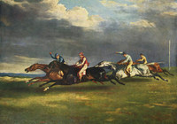 テオドール･ジェリコー『エプソムの競馬』