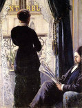 ギュスターヴ・カイユボット『室内』（1880）