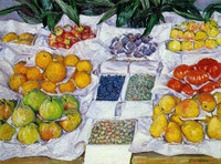 ギュスターヴ・カイユボット『店先の果物』（1882）