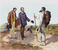 ギュスターヴ・クールベ『Bonjour, Monsieur Courbet』1854