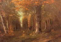 ギュスターヴ・クールベ『Forest in Autumn』1841