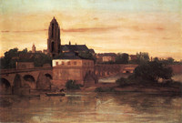 ギュスターヴ・クールベ『Blick auf Frankfurt』(1858)