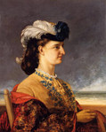 ギュスターヴ・クールベ『Portrait of Countess Karoly』(1865)