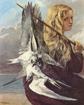 ギュスターヴ・クールベ『Girl with Terns』(1865)