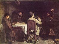 ギュスターヴ・クールベ『After Dinner at Ornans』1849