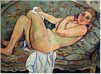 Reclining Nude, 1928, by Suzanne Valadon