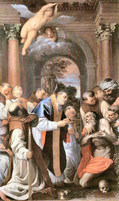 アゴスティーノ・カラッチ『The Communion of St. Jerome』(1592)ボローニャ美術館