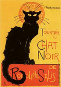 スタンラン『黒猫（ルドルフ・サリの黒猫の巡業）』（1896年