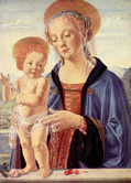 アンドレア・デル・ヴェロッキオ『聖母子像』(1470) ニューヨークのメトロポリタン美術館蔵