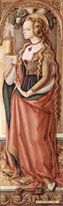 カルロ・クリヴェッリ『マグダラのマリア』（1475）アムステルダム、王立美術館