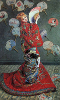 クロード・モネ『ラ・ジャポネーズ』1875-76 ボストン（米国）、ボストン美術館