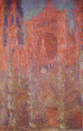 クロード・モネ『ルーアン大聖堂、夕暮れ』1892 - 93 個人蔵