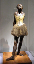 エドガー・ドガ『14歳の小さな踊り子』1881年 ナショナル・ギャラリー (ワシントン)他 ドガの生前に唯一発表された彫刻作品