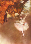 エドガー・ドガ『踊りの花形（エトワール、又は舞台の踊り子とも呼ばれる）』1878年頃 オルセー美術館