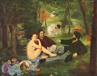 エドゥアール・マネ『草上の昼食』1862-63　オルセー美術館