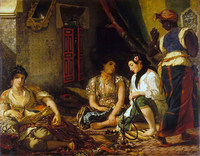 ウジェーヌ・ドラクロワ『アルジェの女たち』1834年、ルーヴル美術館所蔵