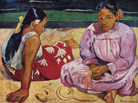 ポール・ゴーギャン『タヒチの女（浜辺にて）』（1891年）オルセー美術館 蔵
