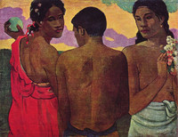 ポール・ゴーギャン『3人のタヒチ人』（1899年）