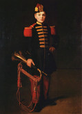 エヴァ・ゴンザレス『Enfant de troupe、Musée Gaston Rapin』ヴィルヌーヴ・シュール・ロ 1870