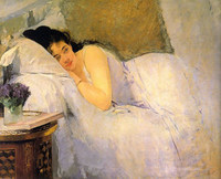 エヴァ・ゴンザレス『Morning Awakening』ブレーメン美術館 1876