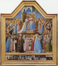 フラ・アンジェリコ『聖母戴冠』1434-35年、ルーヴル美術館所蔵
