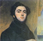 フランソワ＝ガブリエル・レポール『ユージェーヌ・シューの肖像』(1837)