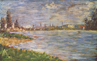 Georges Seurat『Die beiden Ufer』(vers 1883)