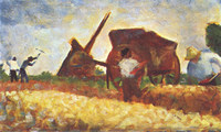 Georges Seurat『Les terrassiers』 (vers 1883)