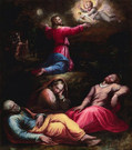 ジョルジョ・ヴァザーリ『ゲッセマネの祈り』（1570頃）国立西洋美術館蔵