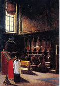 ジョヴァンニ・セガンティーニ『聖アントニオ合唱の間』1879年