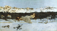 ジョヴァンニ・セガンティーニ『淫蕩の罰（涅槃のプリマ）』1891年、チューリヒ美術館所蔵