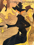ロートレック『ディヴァン・ジャポネ』ポスター 1892年