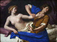 グエルチーノ『ヨセフとポティファルの妻』（1649年）ナショナル・ギャラリー (ワシントン)