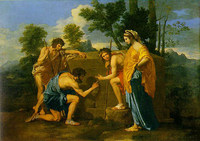 ニコラ・プッサン『アルカディアの牧人たち』1638 - 1640頃 ルーヴル美術館