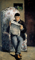 ポール・セザンヌ『ルイ＝オーギュスト・セザンヌ（画家の父）の肖像』1866 ナショナル・ギャラリー (ワシントン)