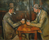 ポール・セザンヌ『カード遊びをする人々』1890 - 1892 オルセー美術館