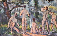 ポール・セザンヌ『男性水浴図』1892 - 1894 プーシキン美術館