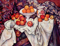 ポール・セザンヌ『リンゴとオレンジのある静物』1895-1900 オルセー美術館