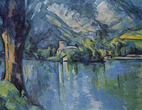 ポール・セザンヌ『アヌシー湖』1896 コートールド美術研究所