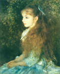 オーギュスト・ルノワール『イレーヌ・カーン・ダンヴェール嬢』1880年 ビュルレ・コレクション（チューリッヒ）