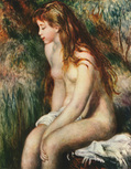 オーギュスト・ルノワール『浴女』1892年 メトロポリタン美術館
