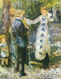オーギュスト・ルノワール『ぶらんこ』1876年 オルセー美術館