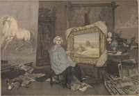 コンスエロ・フール『アトリエのローザ・ボヌール』(1893)