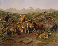 ローザ・ボヌール『ヴァンデのグリフォン犬』(1880年代)