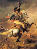 テオドール･ジェリコー『突撃する近衛猟騎兵士官』