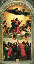 ティツィアーノ・ヴェチェッリオ『聖母被昇天』1516年 - 1518年 フラーリ聖堂