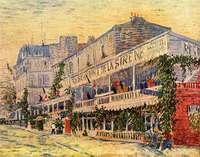 フィンセント・ファン・ゴッホ『アニエールのレストラン・ド・ラ・シレーヌ』（1887）オルセー美術館