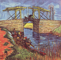 フィンセント・ファン・ゴッホ『アルルの跳ね橋』（1888年）