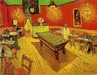 フィンセント・ファン・ゴッホ『夜のカフェ』（1888年）