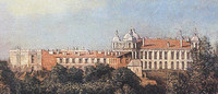 ベルナルド・ベッロット『ウヤズドフスキ家の邸宅』ワルシャワ、1775年